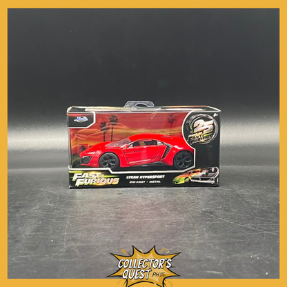(IN STOCK) 97386 JADA Toys Fast & Furious Lykan Hypersport 1/32 Scale Diecast Vehicle