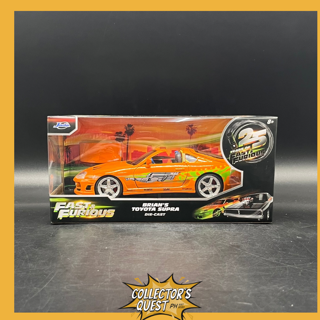 (IN STOCK) 97168 JADA Toys Fast & Furious 1995 Toyota Supra 1/24 Scale Diecast Vehicle