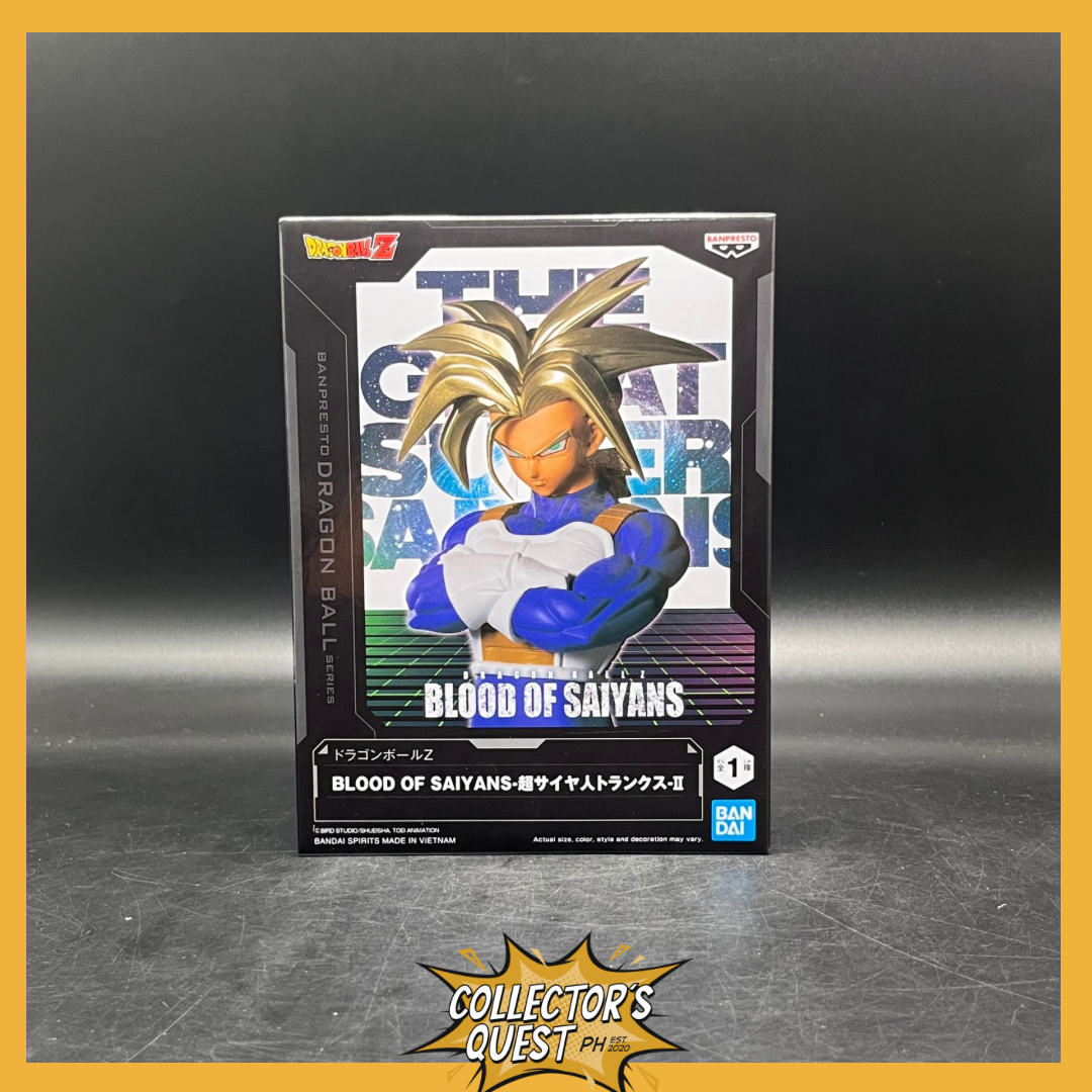 (IN STOCK) Banpresto Dragon Ball Z Blood of Saiyans - Super Saiyan Trunks II Figure