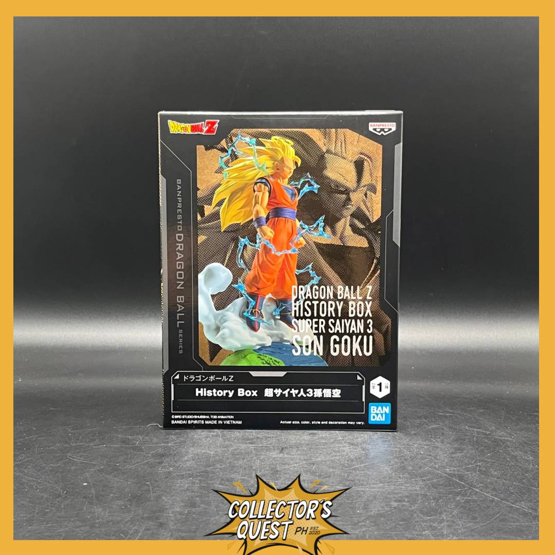 (IN STOCK) Banpresto  Dragon Ball Z History Box Super Saiyan 3 Son Goku Figure