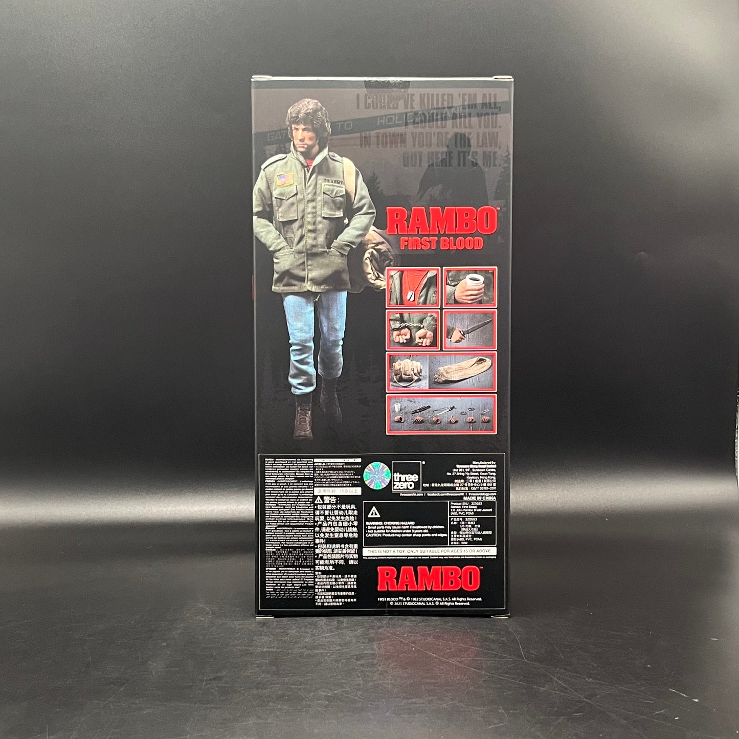 (IN STOCK) Threezero Rambo: First Blood - 1/6 John Rambo (Field Jacket)