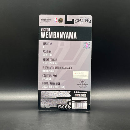 (IN STOCK) Mcfarlane Toys NBA Sportspicks San Antonio Spurs Victor Wembanyana 6inch Action Figure