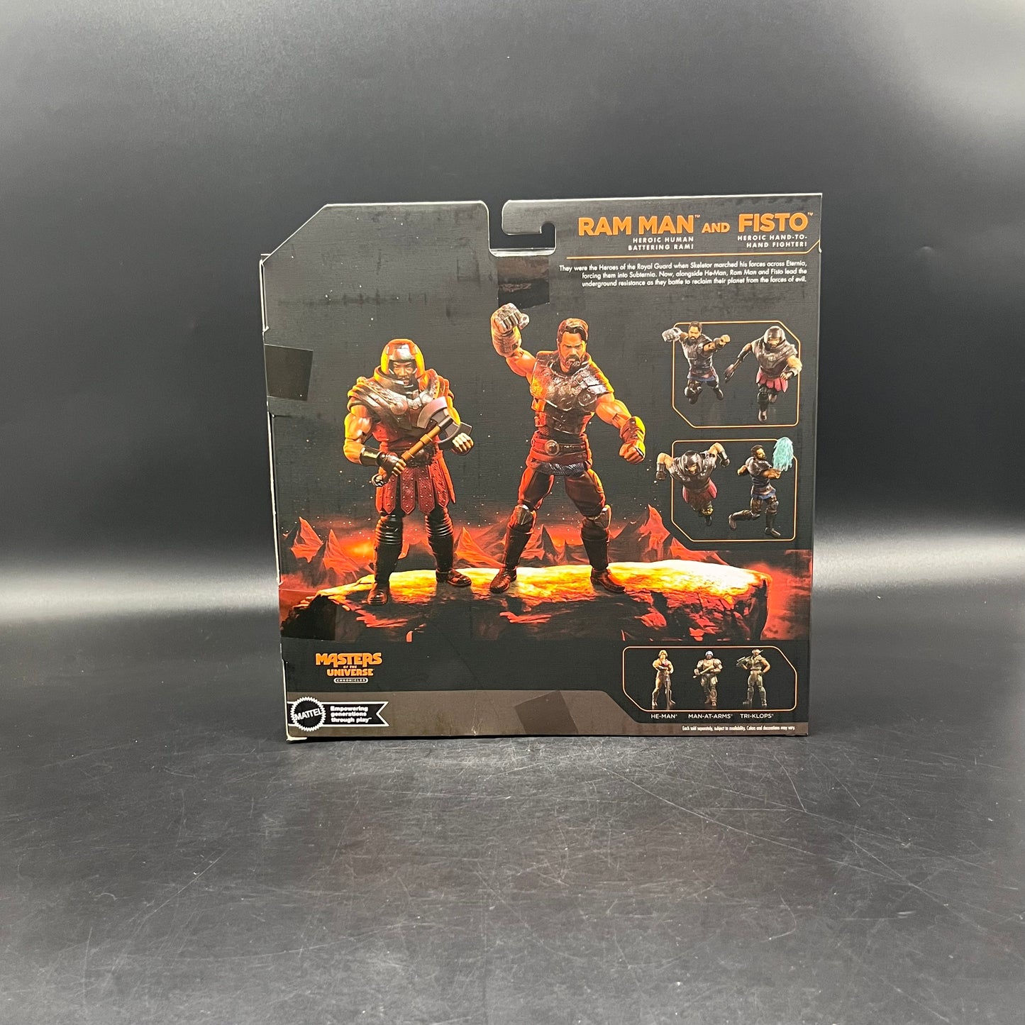 (IN STOCK) Mattel Masters of the Universe Chronicles Action Figures 2-Pack Ram Man & Fisto