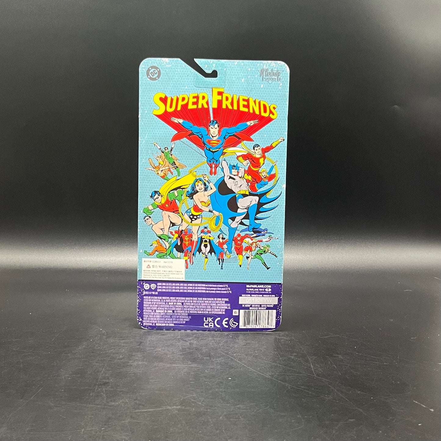 (IN STOCK) Mcfarlane Toys DC Retro Carded Super Friends Wonder Woman Action Figure