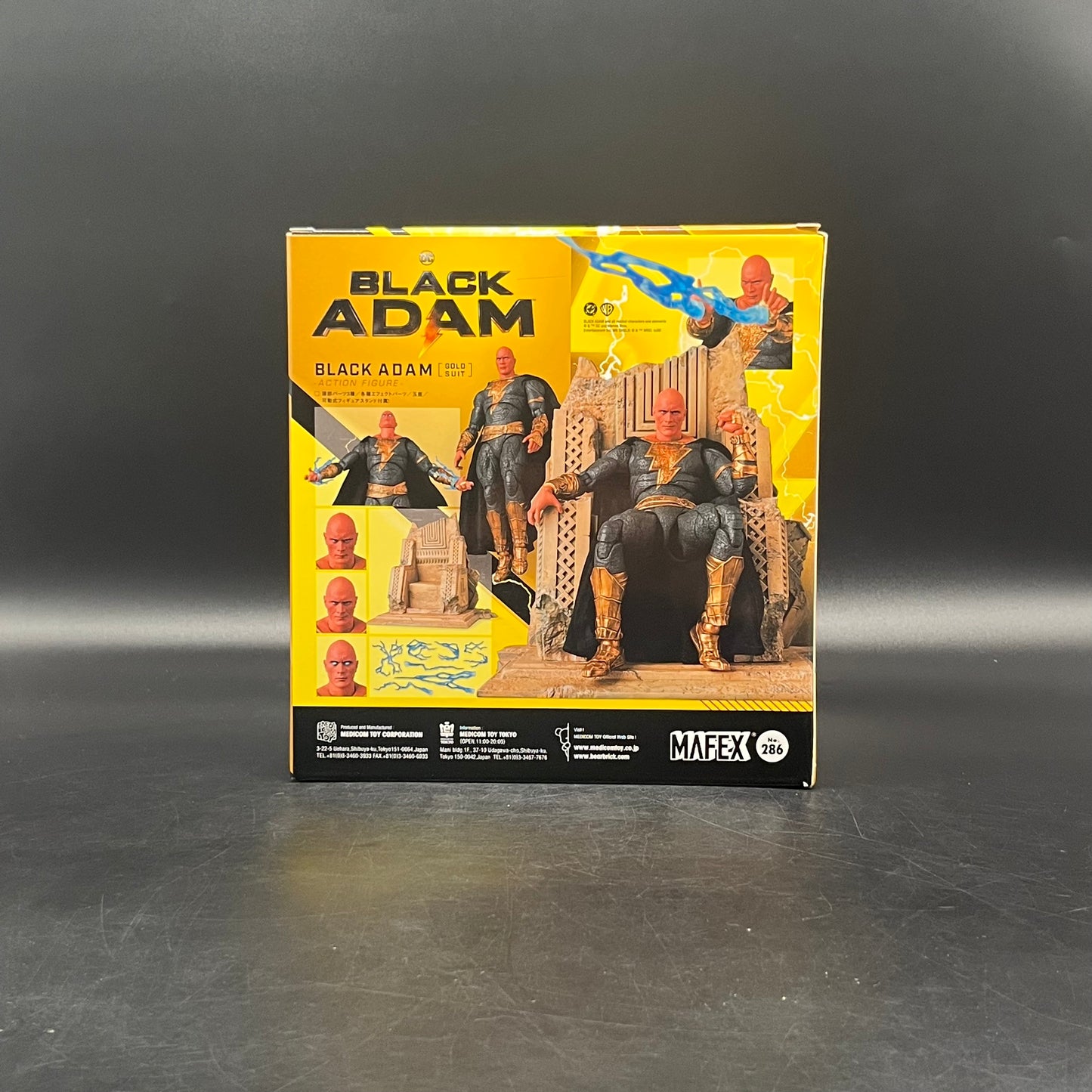 (IN STOCK) MAFEX Black Adam (Gold Suit) Action Figure