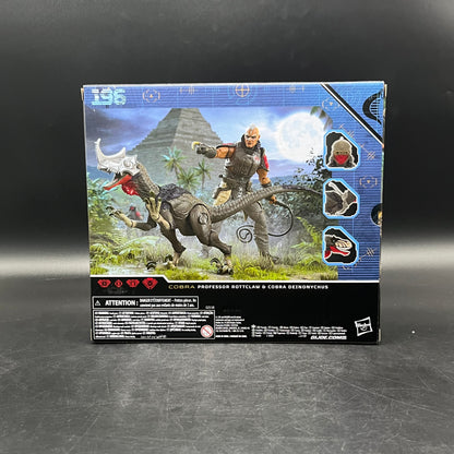 (IN STOCK) GI Joe Professor Rottclaw & Cobra Deinonychus Action Figure