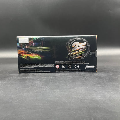 (IN STOCK) 37703 JADA Toys Fast & Furious 1/24 Scale Brian's Toyota Supra Orange Color Brush Finish 25 Years of Fast & Furious Anniversary Diecast Vehicle