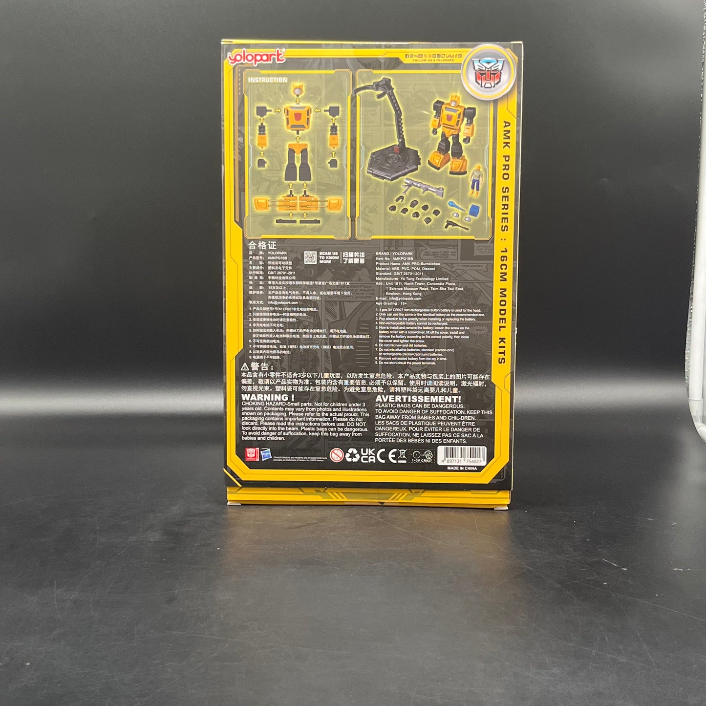 (IN STOCK) YOLOPARK AMK Pro Series G1 Bumblebee Model Kit
