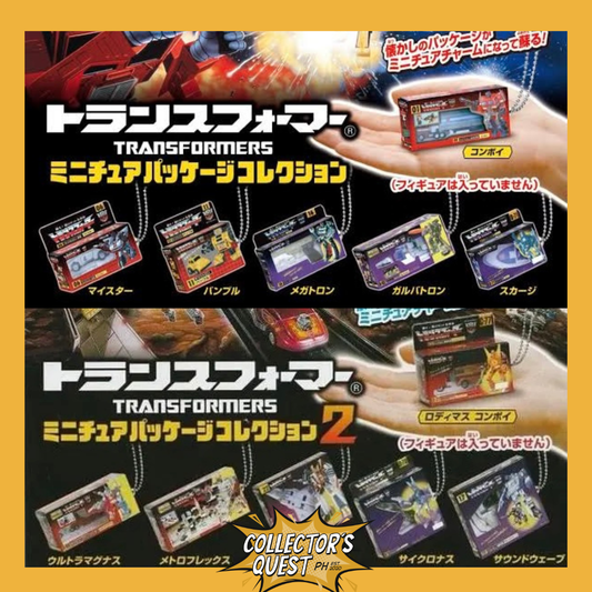 (IN STOCK) Takara Tomy A.R.T.S. - Transformers Miniature Package Collection - The Transformers - Transformers Miniature Package Volume 001 and 002 Set of 12