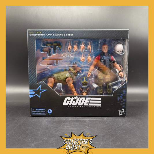 (IN STOCK) GI Joe Classified Series Christopher “Law” Lavigne & Order Action Figure
