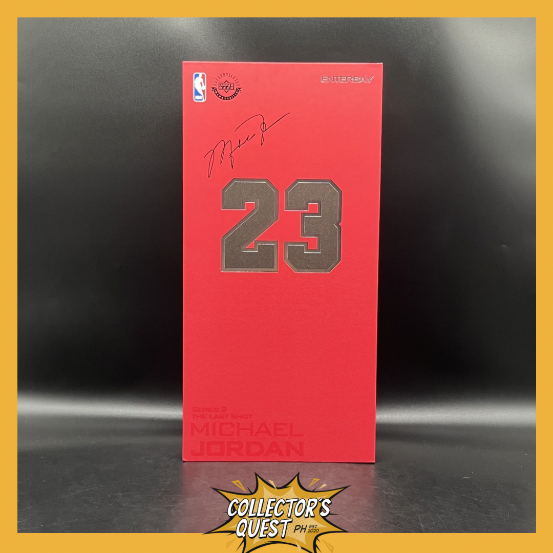 (IN STOCK) ENTERBAY EB RM-1058 NBA Series Chicago Bulls Michael Jordan "THE LAST SHOT" 1/6 Scale Real Masterpiece Action Figure