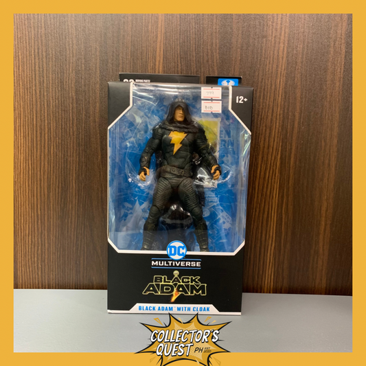 (IN STOCK) (BACK IN BOX) DC Multiverse Black Adam with Cloak Action Figure
