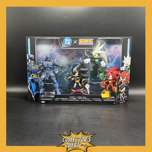 (IN STOCK) Jakks Pacific DC x Sonic the Hedgehog Power vs Speed Multipack  (Darkseid Set)