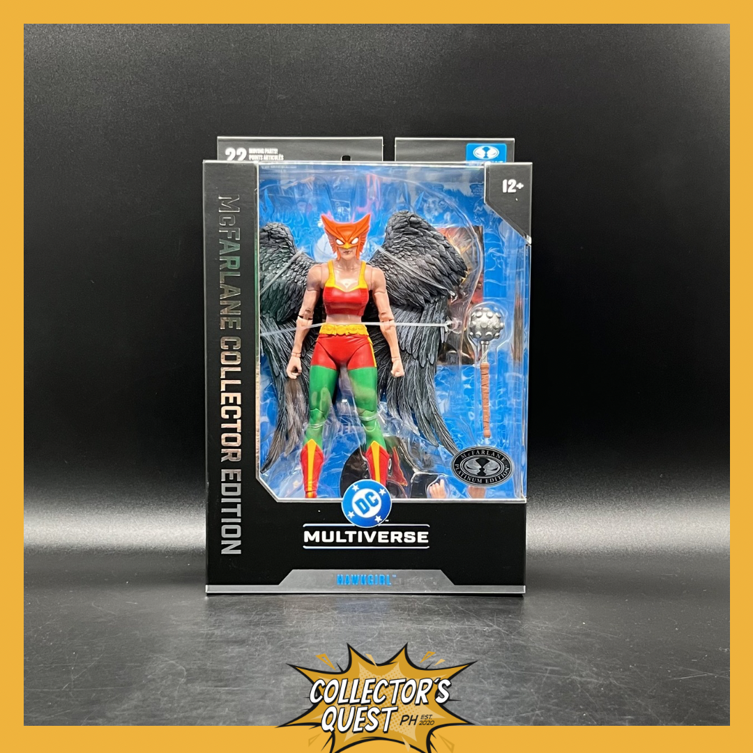 (IN STOCK) (PLATINUM) DC Mcfarlane Collector's Edition Hawkgirl (Kendra Saunders) Action Figure