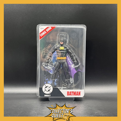 (IN STOCK) Mcfarlane DC Direct Page Punchers Batman (Batman 89) Michael Keaton Batman 1989 Action Figure