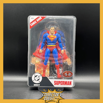 (IN STOCK) Mcfarlane DC Direct Page Punchers Superman (Justice) Platinum Chase Action Figure