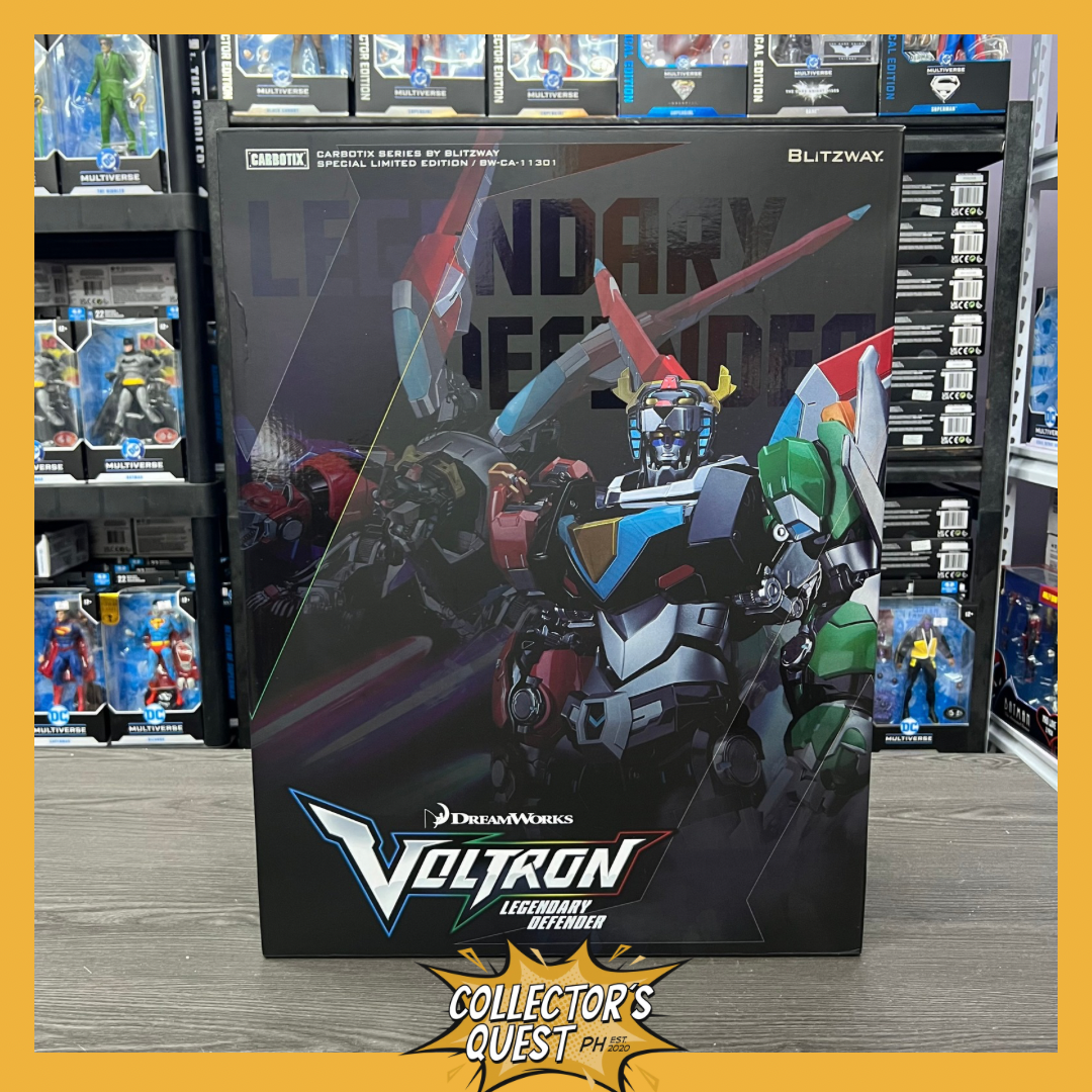 (IN STOCK) (SPECIAL LIMITED EDITION with STAND) BLITZWAY Voltron Legendary Defender Dreamworks Carbotix  BW-CA-11301
