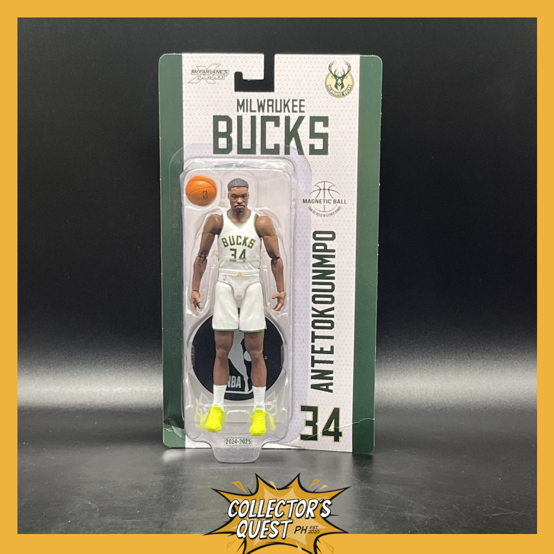 (IN STOCK) Mcfarlane Toys NBA Sportspicks Milwaukee Bucks Giannis Antetokounmpo 6inch Action Figure