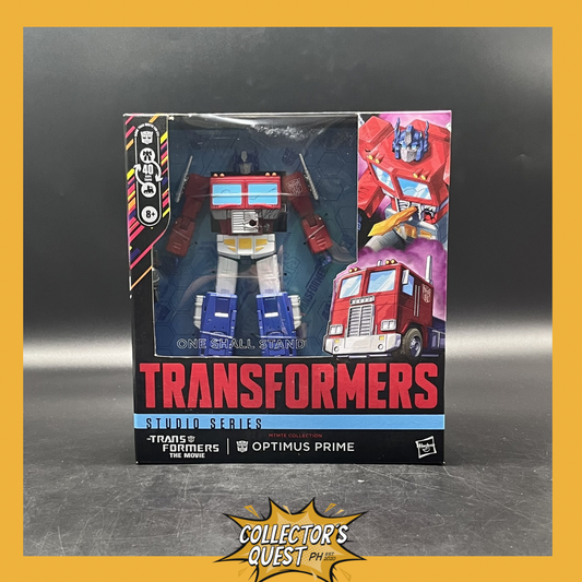 (IN STOCK) Transformers Studio Series MTMTE Collection The Movie 1986 Optimus Prime Battle Damage Action Fiulgure