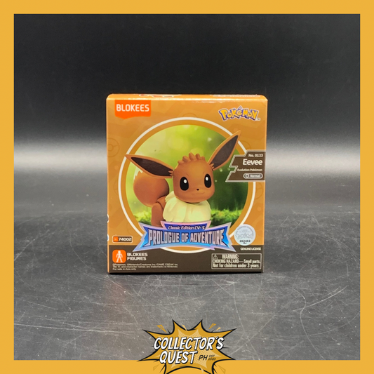 (IN STOCK) 74002 Blokees Pokemon Classic Eevee Model Kit Figure