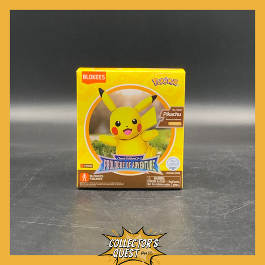 (IN STOCK) 74001 Blokees Pokemon Classic Pikachu Model Kit Figure