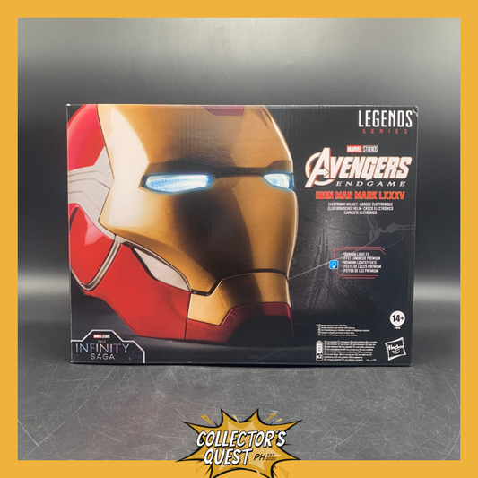 (IN STOCK) 1:1 Scale Marvel Legends Series Avengers Endgame : Iron Man Mark LXXXV Premium Electronic Helmet