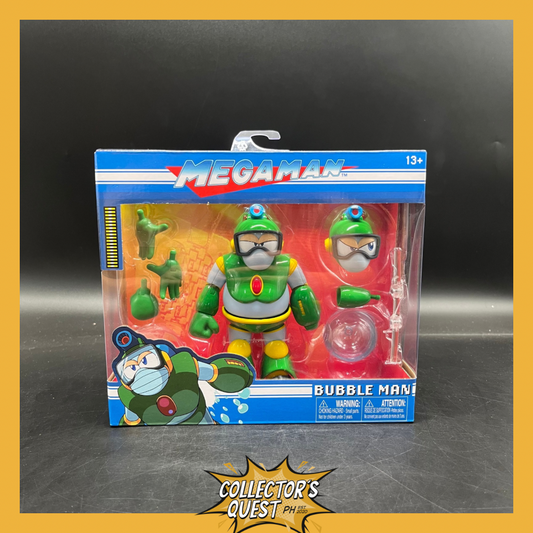 (IN STOCK) JADA Toys Megaman Bubble Man Action Figure