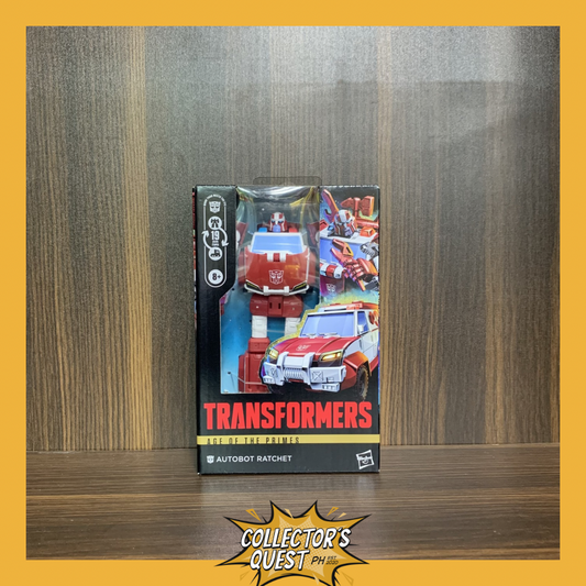 (IN STOCK) Transformers Age of the Prime Deluxe Class Autobot Ratchet Action Figure