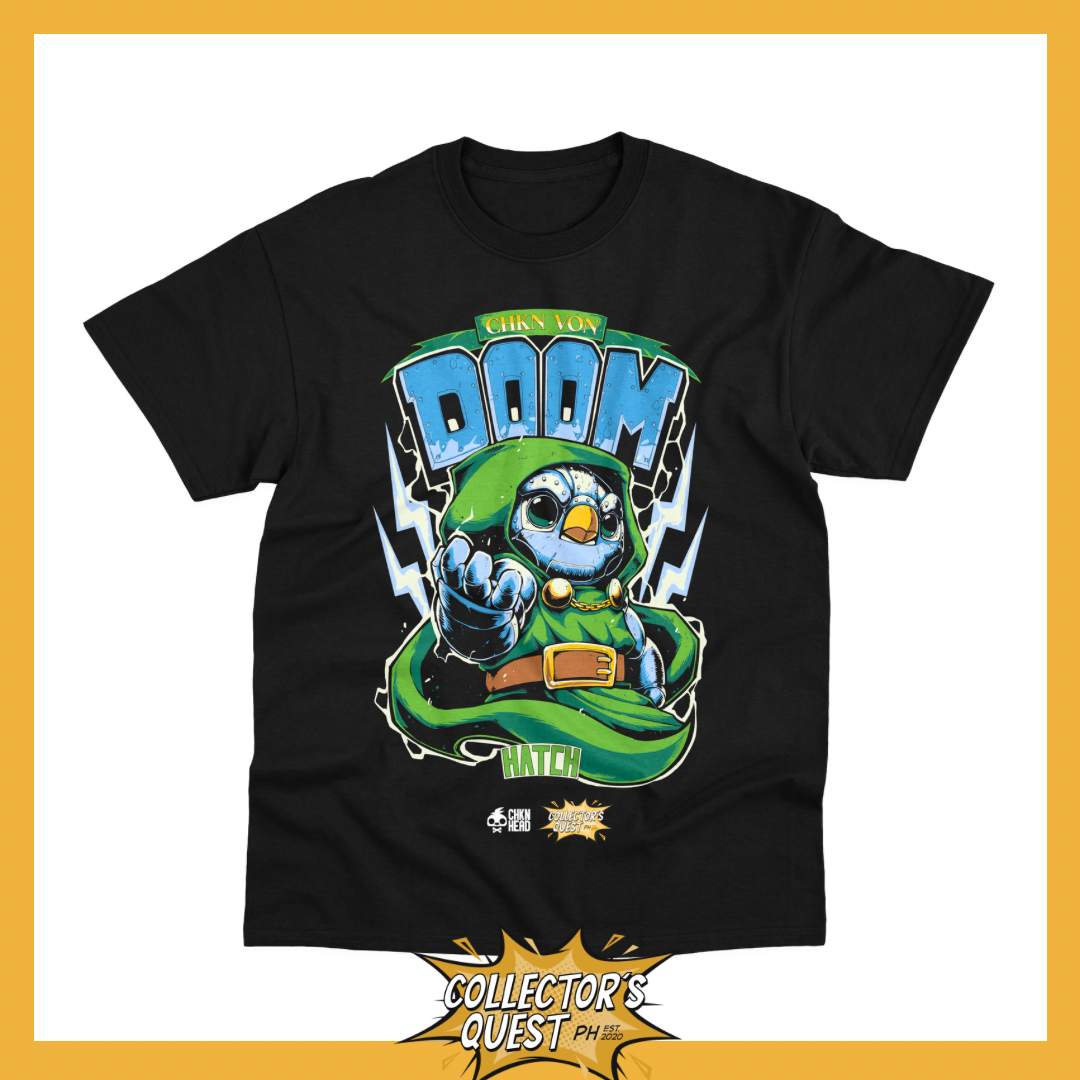 (IN STOCK) Creon Chkn x Collector’s Quest HATCH Chkn Von Doom XL Shirt