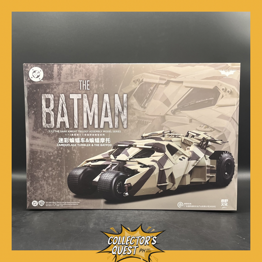 (IN STOCK) Modoking MK-DC006 1/12 Scale The Dark Knight Trilogy Camouflage Tumbler & Batpod Model Kit