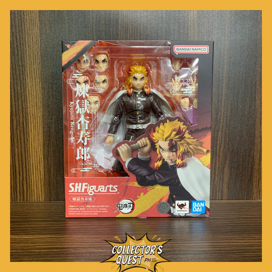 (IN STOCK) Bandai SHFiguarts Demon Slayer Kyojuro Rengoku Action Figure