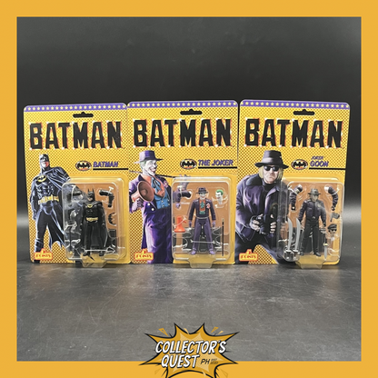 (IN STOCK) Mezco 5 points 1989 Batman (Batman, Joker, Joker Goon) Set of 3
