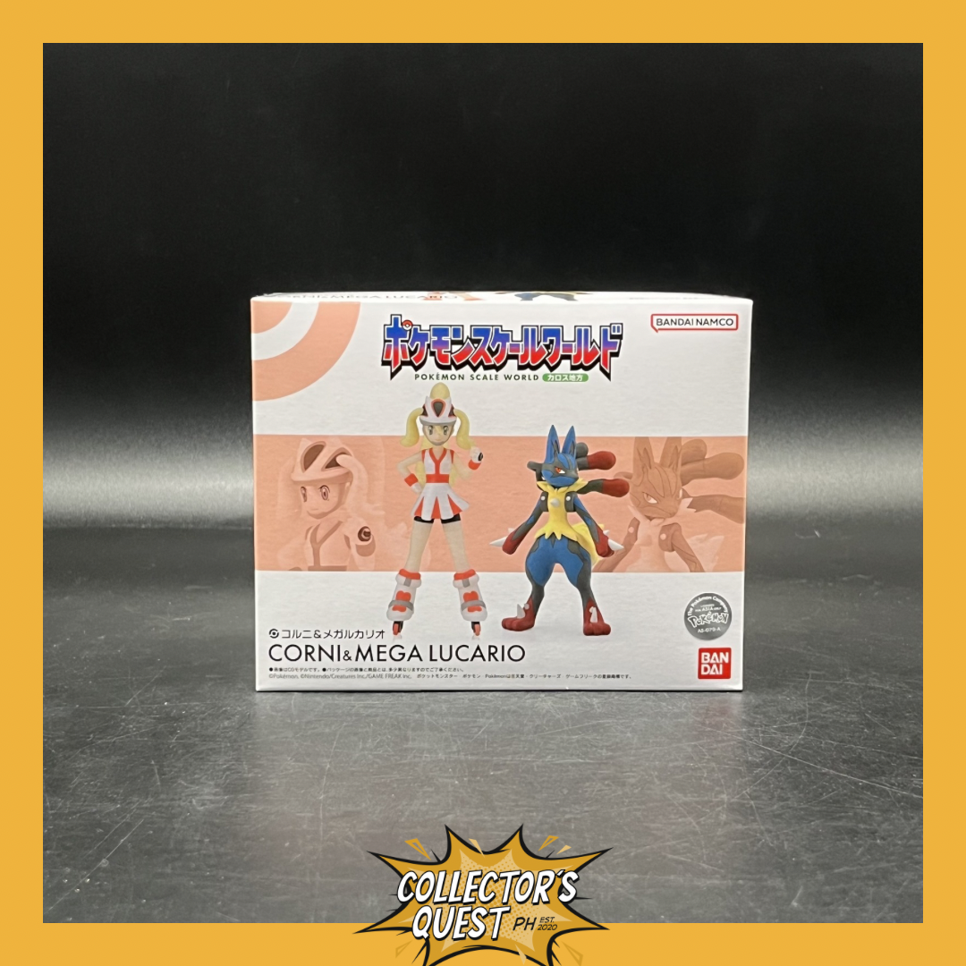 (IN STOCK) Pokemon Scale World Kalos Region Korrina & Mega Lucario Set
