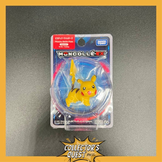 (IN STOCK) Takara Tomy Pokemon Moncolle Ex. 26 Pikachu (Battle Pose) Figure