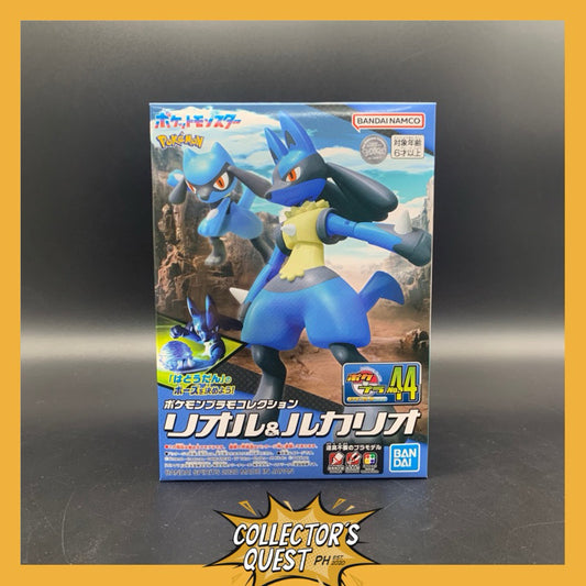 (IN STOCK) Pokemon PLAMO Collection 44 Select Series Riolu & Lucario