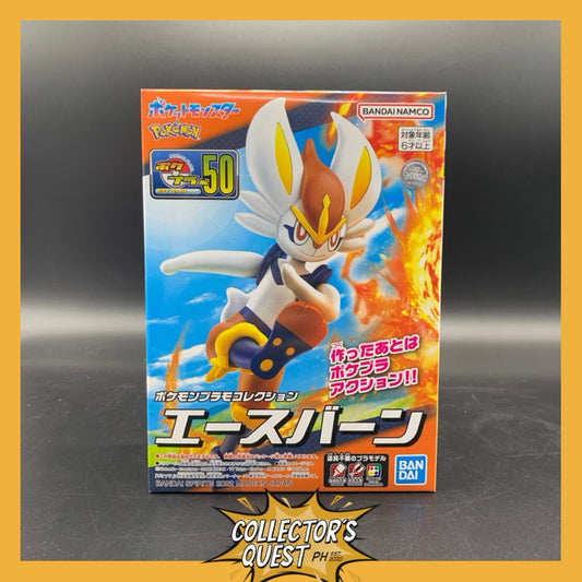 (IN STOCK) Pokemon Plamo Collection 50 Select Series Cinderace Set Model Kit