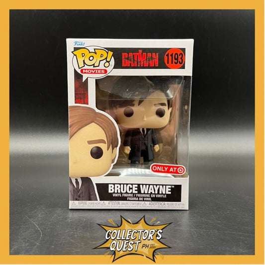 (IN STOCK) Funko Pop Target Exclusive 1193 The Batman Bruce Wayne Vinyl Figure