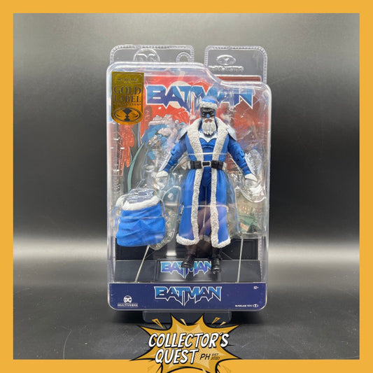 (IN STOCK) DC Multiverse Batman Batsanta Blue Variant (Gold Label) Action Figure