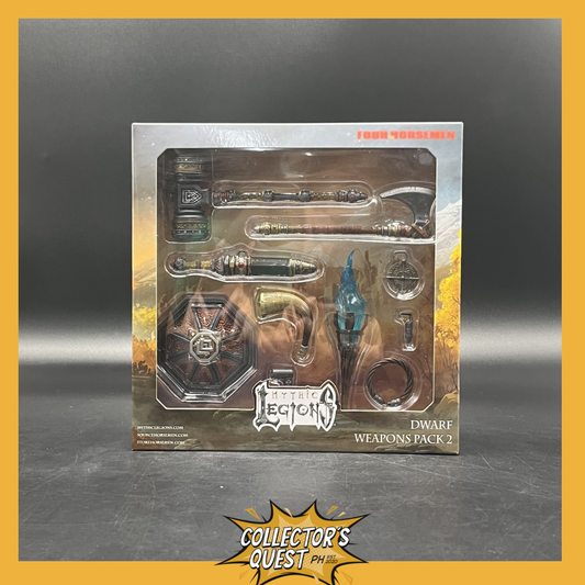 (IN STOCK) Four Horsemen Studios Mythic Legions: Rising Sons Dwarf Weapons 2 1/12 Scale Accessory Pack