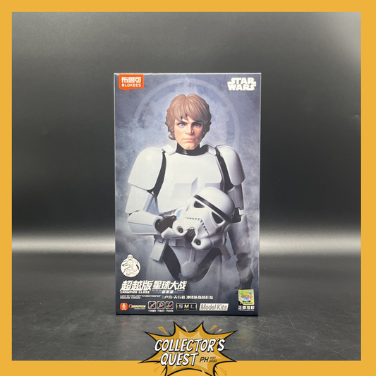 (IN STOCK) 75804 Blokees Star Wars: A New Hope Luke Skywalker Stormtrooper Disguise Version Model Kit