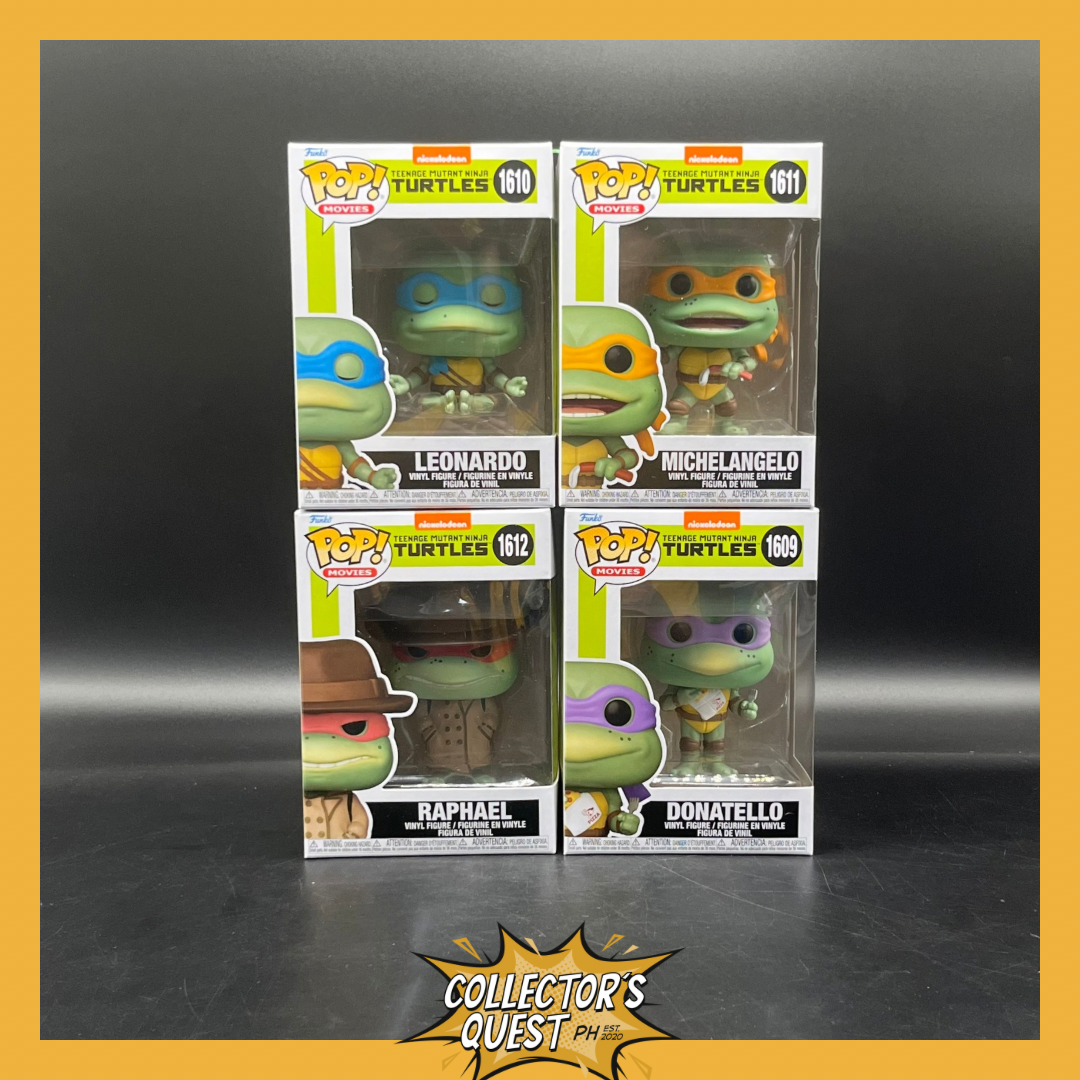 (IN STOCK) Funko Pop Teenage Mutant Ninja Turtles  ( Donatello,  Leonardo, MichelAngelo, Raphael)Set Of 4  Vinyl Figure