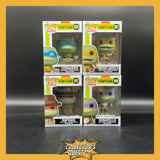 (IN STOCK) Funko Pop Teenage Mutant Ninja Turtles  ( Donatello,  Leonardo, MichelAngelo, Raphael)Set Of 4  Vinyl Figure