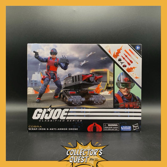 (IN STOCK) G.I. Joe Classified Series Scrap-Iron & Anti-Armor Drone Action Figure Set