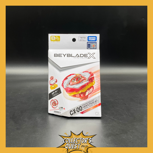 IN STOCK) Beyblade X CX-00 Starter Pegasus Blast ATR Metalcoat Red with Launcher Set