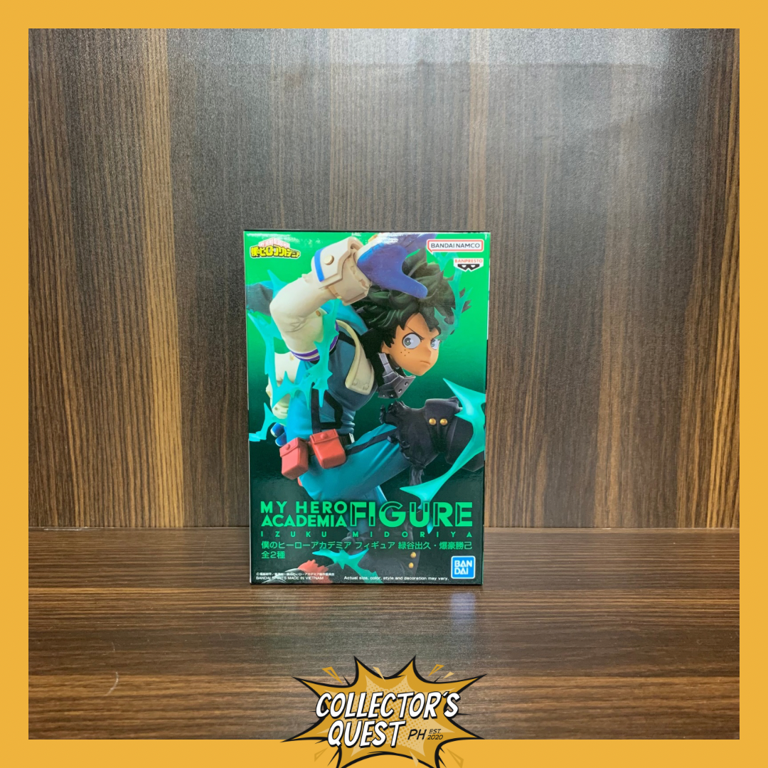 (IN STOCK) Bandai Banpresto My Hero Academia Izuku Midoriya Ver. A Figure