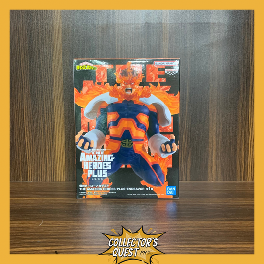 (IN STOCK) Bandai Banpresto My Hero Academia The Amazing Heroes Plus Endeavor  Figure