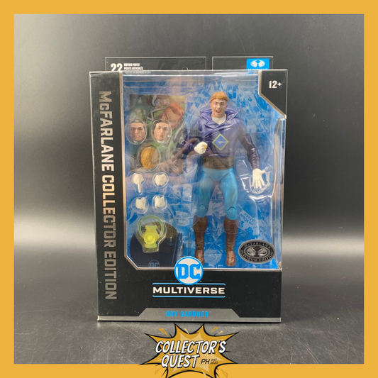 (IN STOCK) DC Mcfarlane Collector Edition 7in WV9- #32 Green Lantern Guy Gardner (Platinum) Action Figure