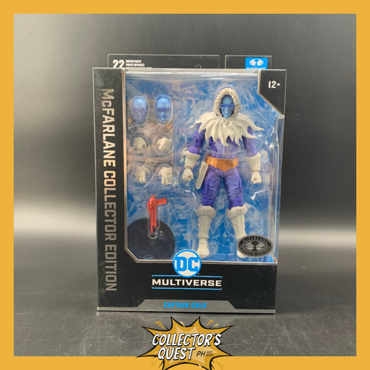 (IN STOCK) DC Mcfarlane Collector Edition 7in WV9- #30 Captain Cold (Platinum) Action Figure