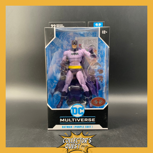 (IN STOCK) Mcfarlane DC Multiverse 7in- Purple Batman (Platinum) Action Figure