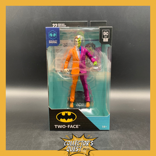 (IN STOCK) DC Mcfarlane Digital 7in WV4- Two-Face (Silver Age) Action Figure